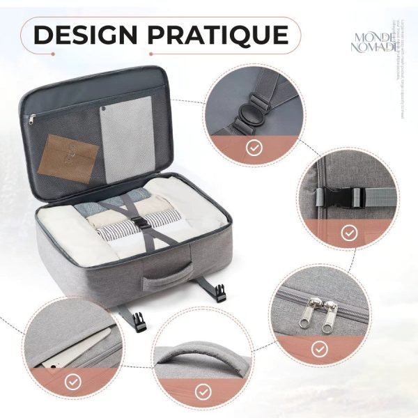 Bagage cabine avec design fonctionnel et léger