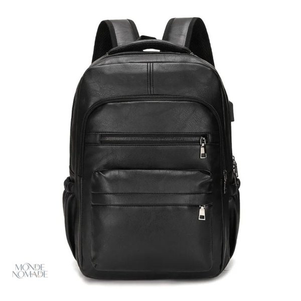 Sac à dos en simili cuir pour homme