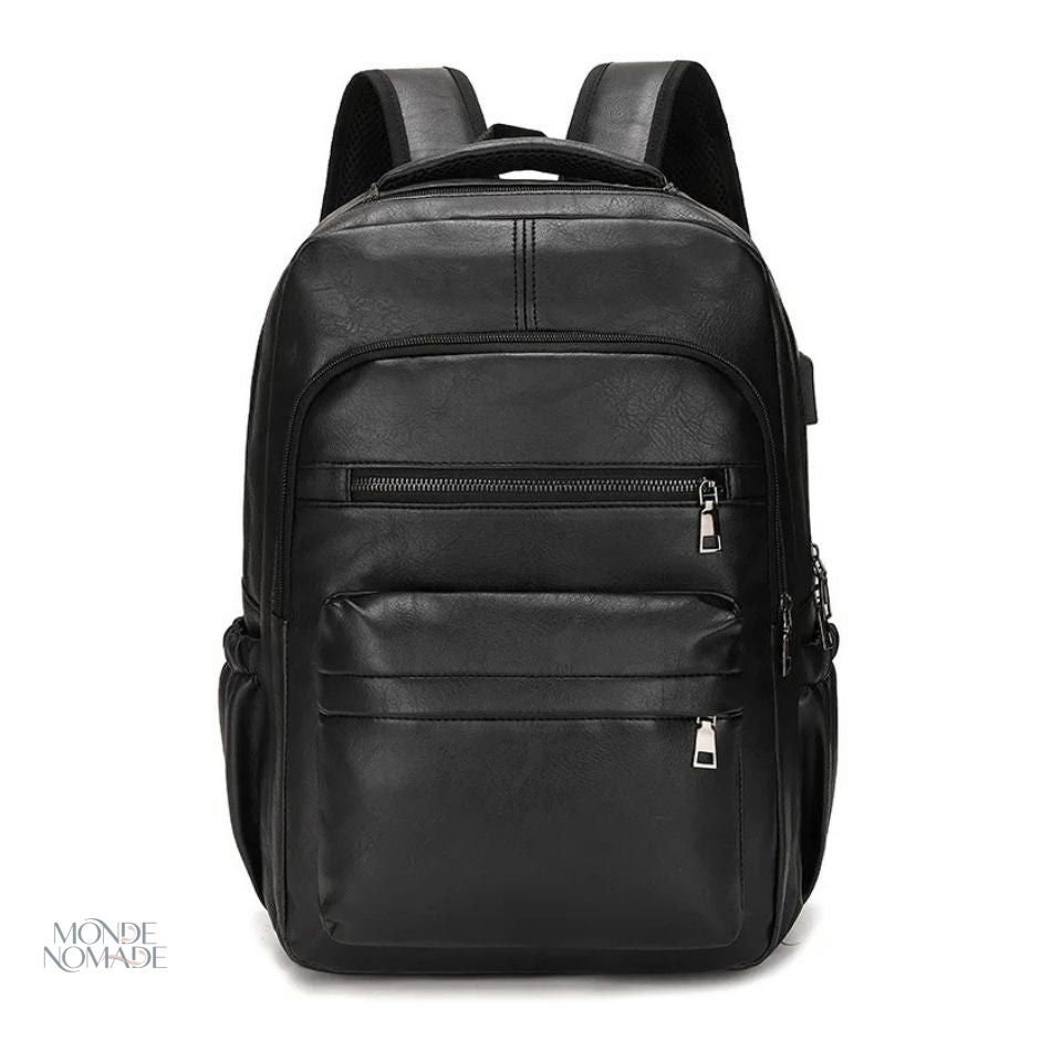 Sac à dos de voyage en simili cuir homme