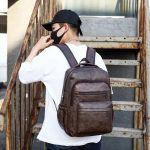 Sac de voyage pour homme, simili cuir résistant