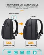 Sac à dos léger pour ordinateur portable