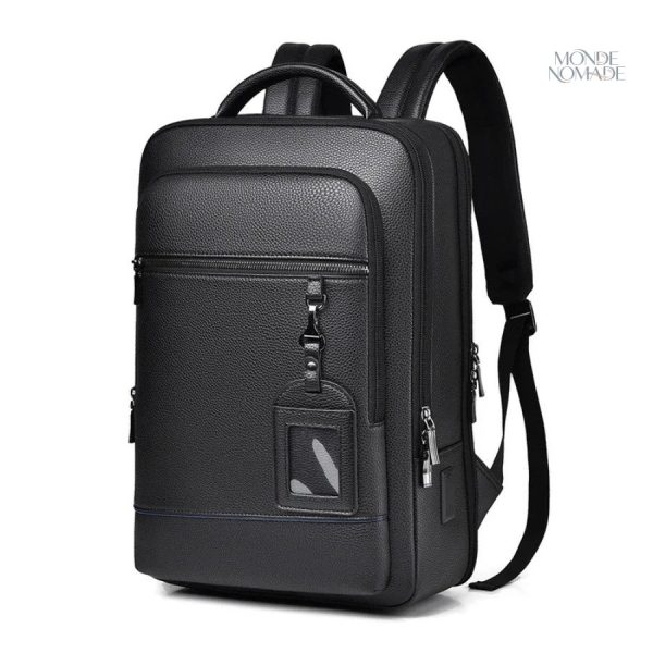 Sac à dos homme en simili cuir pour voyages
