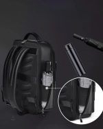 Sac à dos homme, accessoire tendance en cuir synthétique