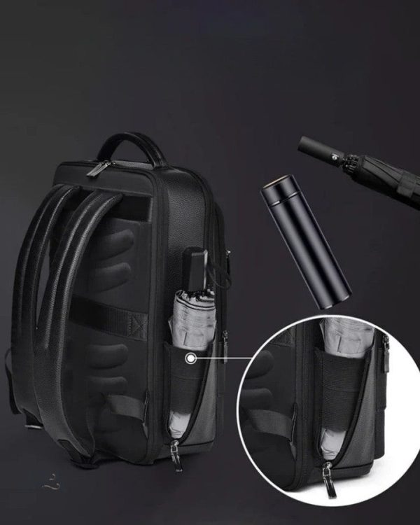 Sac à dos homme, accessoire tendance en cuir synthétique