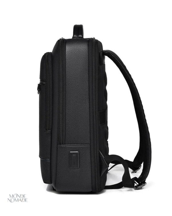 Sac à dos de voyage, simili cuir et rangement optimal