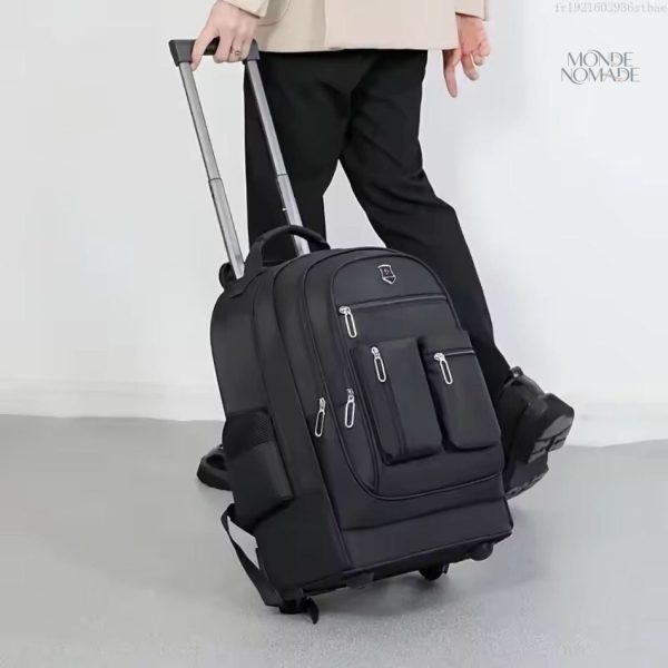 Sac à dos avec système de roues fluides