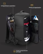 Sac à dos de 45L, conçu pour le confort et la durabilité