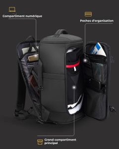 Sac à dos de 45L, conçu pour le confort et la durabilité