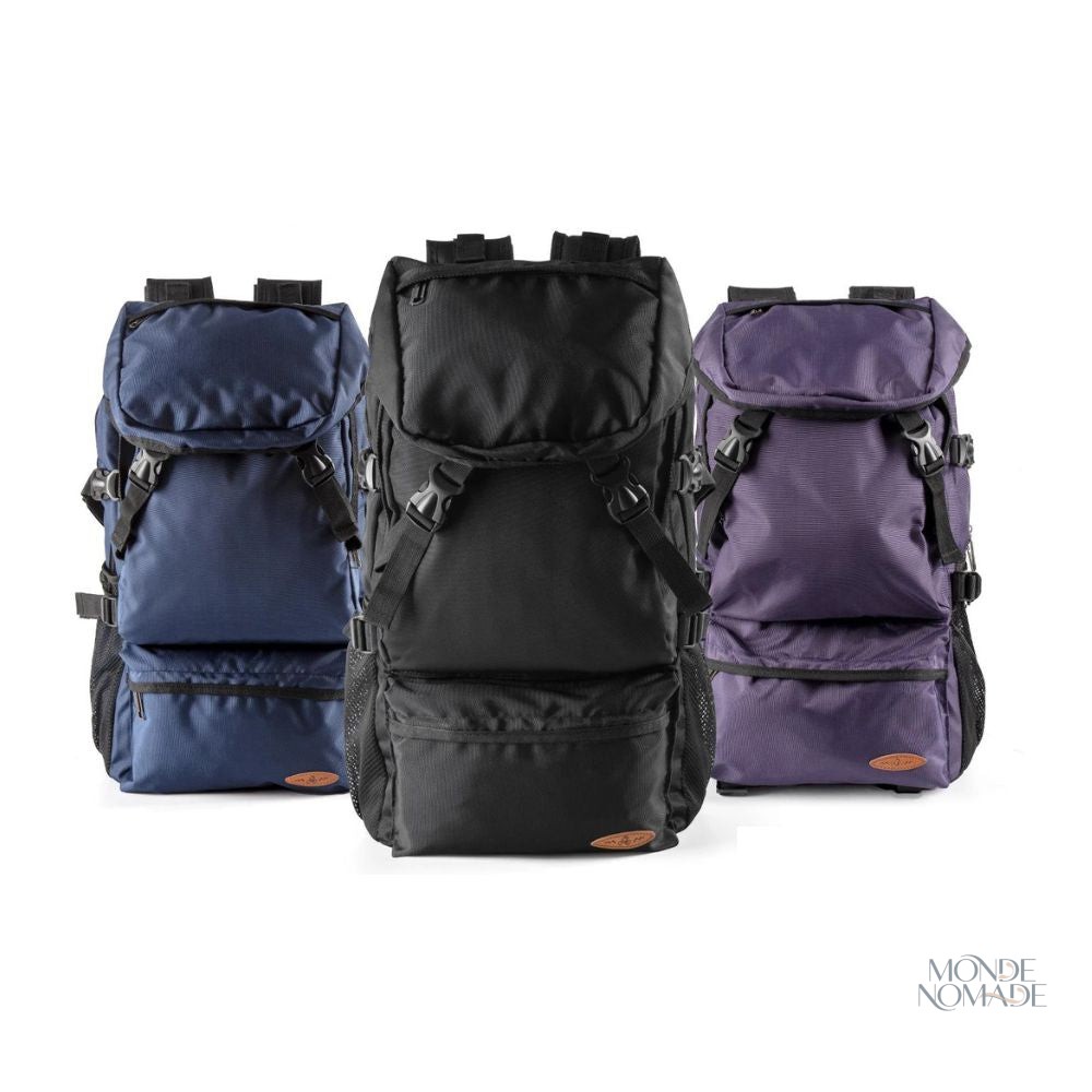 Sac à dos de voyage 50L, idéal pour les aventures en plein air