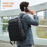 Wiersoon sac à dos avec multiples compartiments pratiques