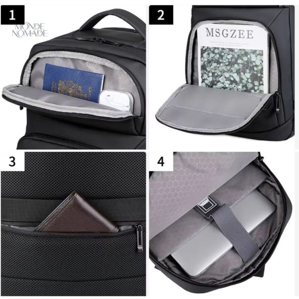 Sac à Dos de Voyage avec sangle rembourrée pour le confort