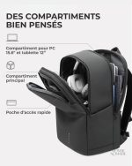 Sac à dos de voyage léger pour ordinateurs portables