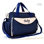 Sac à langer à pois avec bandoulière - Baby
