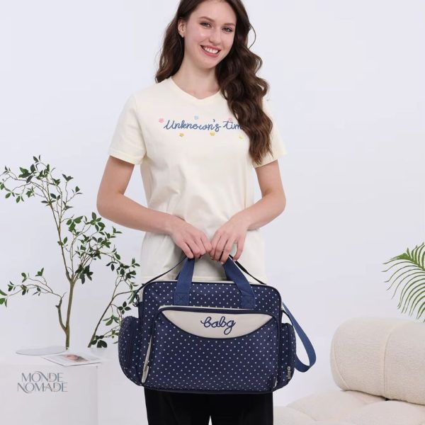 Sac à langer léger avec bandoulière ajustable