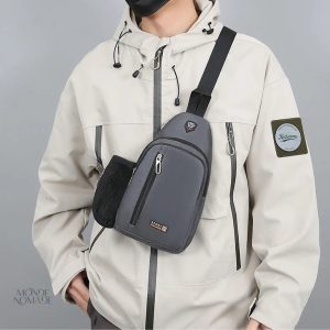 Sac de voyage compact avec porte bouteille intégré