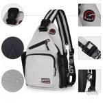 Sac de poitrine unisexe, design moderne et compact