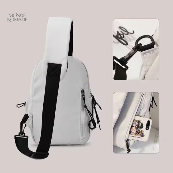 Sac de voyage à porter en bandoulière ou à la taille