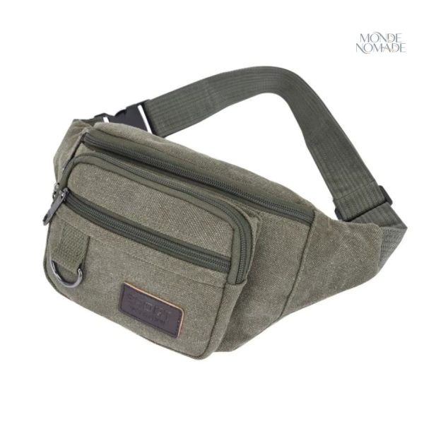 Sac banane en toile pour homme et femme