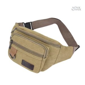 Sac banane unisexe en toile durable
