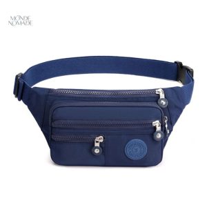 Sac de voyage style banane pour femme multipoches