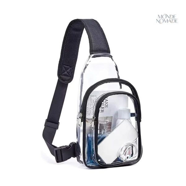 Sac banane transparent pour un style pratique et moderne