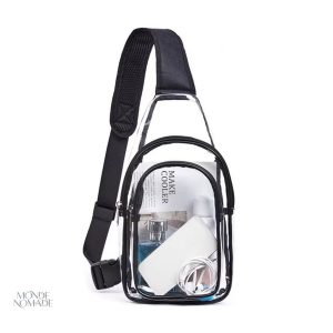Sac de voyage transparent, parfait pour garder vos objets à portée de main