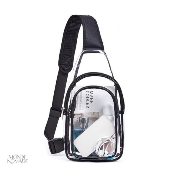 Sac de voyage transparent, parfait pour garder vos objets à portée de main