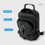 Sac de poitrine homme pratique pour les essentiels