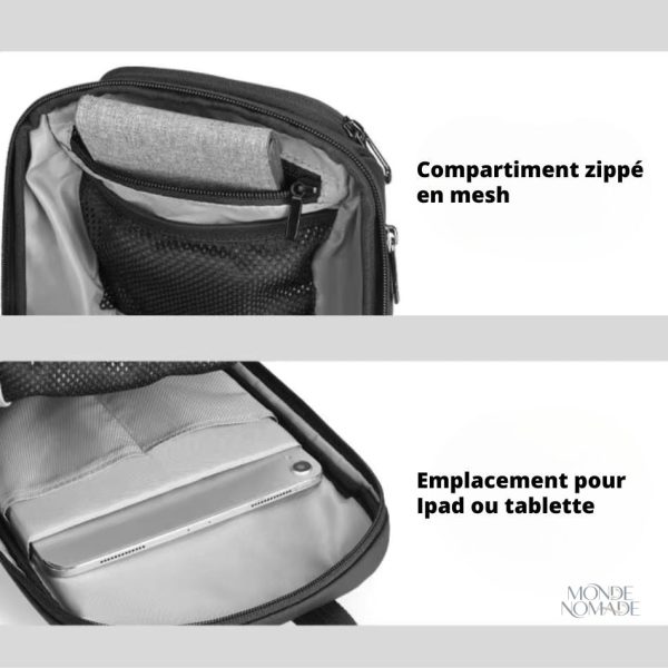 Sac polyvalent pour tablette, idéal pour un usage quotidien