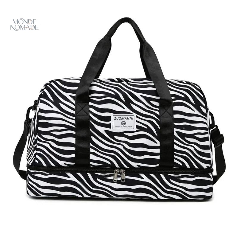 Sac Bandoulière Zèbre pour voyages pratiques et stylés