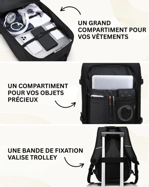 Sac à main conforme aux normes Ryanair, facile à transporter