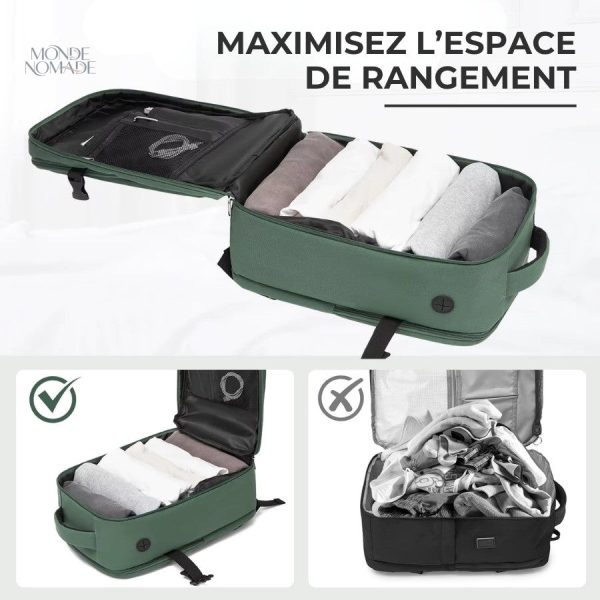 Sac à dos de voyage pratique et compact 20 cm