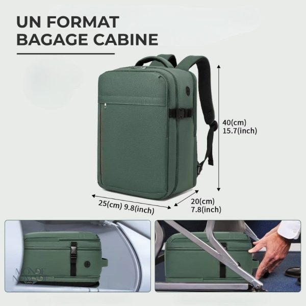 Sac à dos polyvalent pour courts séjours