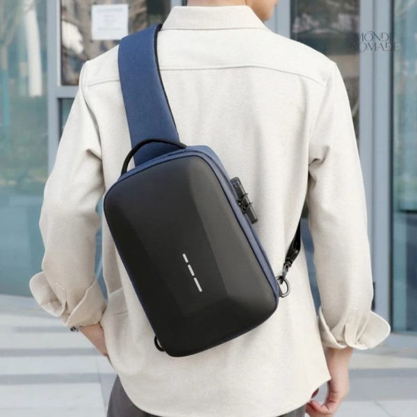 Sac de poitrine minimaliste avec sécurité intégrée