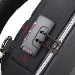 Sac de poitrine sécurisé avec compartiments pratiques