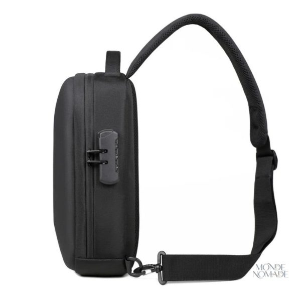 Sac à bandoulière compact avec verrouillage numérique