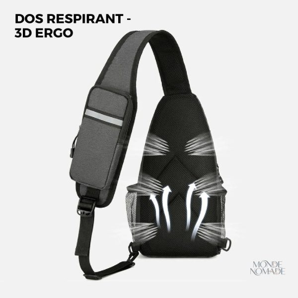 Sac de poitrine adapté pour les activités en plein air