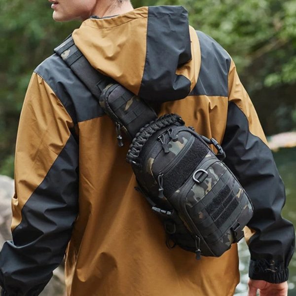 Sac de Poitrine Tactique léger, idéal pour les activités de plein air
