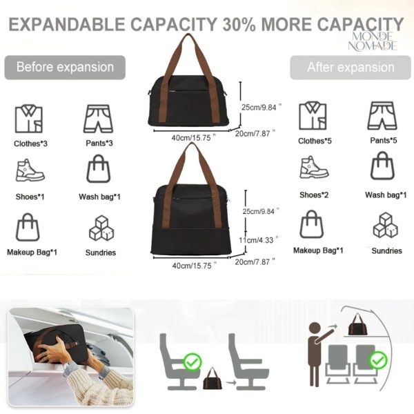 Sac polyvalent pour le transport de vêtements et accessoires