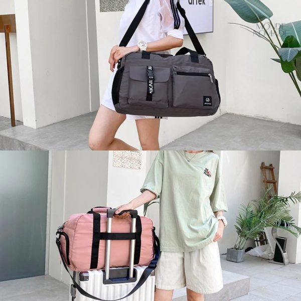 Sac de sport avec compartiment à chaussures intégré