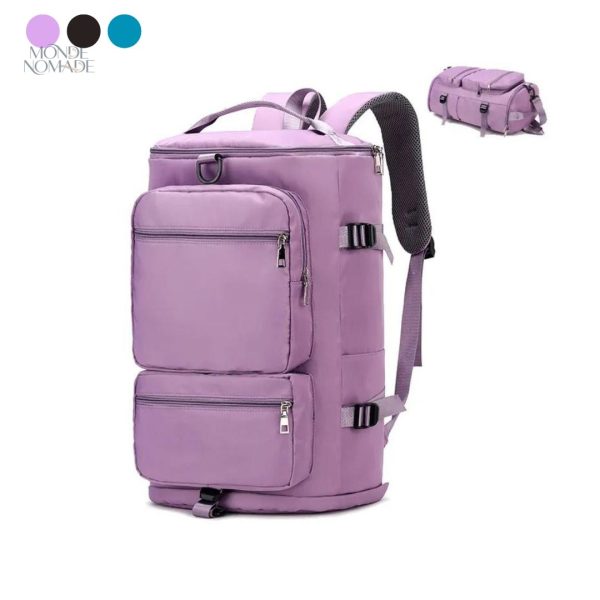 Sac de voyage multifonction à porter sur le dos