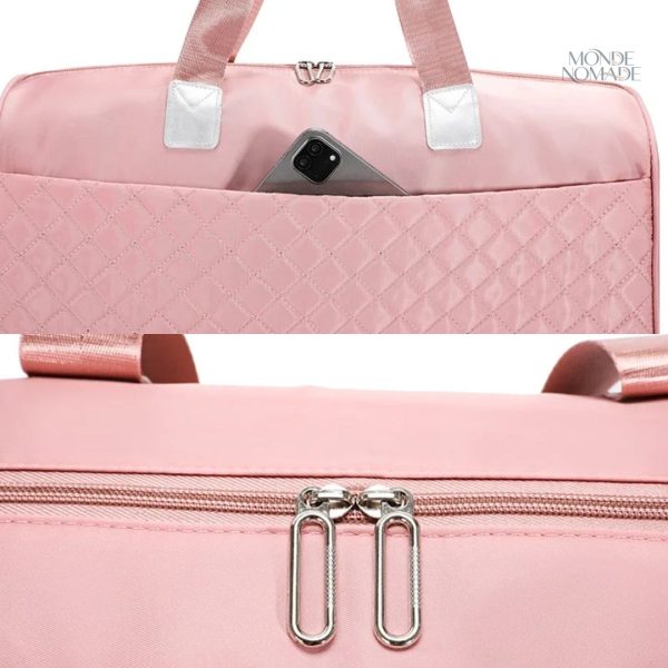 Sac de voyage spacieux avec design chic