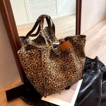 Sac de Voyage compact avec motif léopard captivant