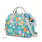 Sac à langer motifs animaux avec bandoulière