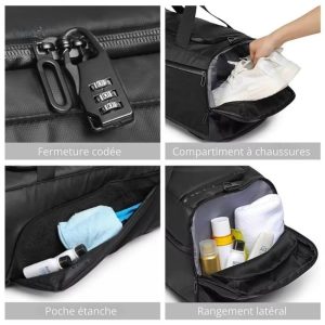 Sac de sport pratique pour le voyage