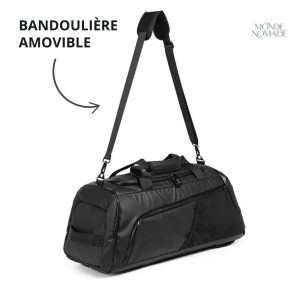 Sac de voyage convertible, design fonctionnel