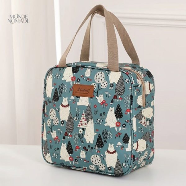 Vanity Case pratique au design ourson nordique