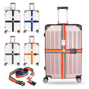 Sangle en croix pour valise robuste et fonctionnelle