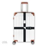 Cordon en croix pour une meilleure fixation de valise