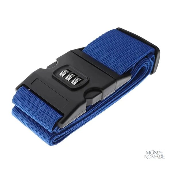 Accessoire de sécurité pour bagages avec sangle